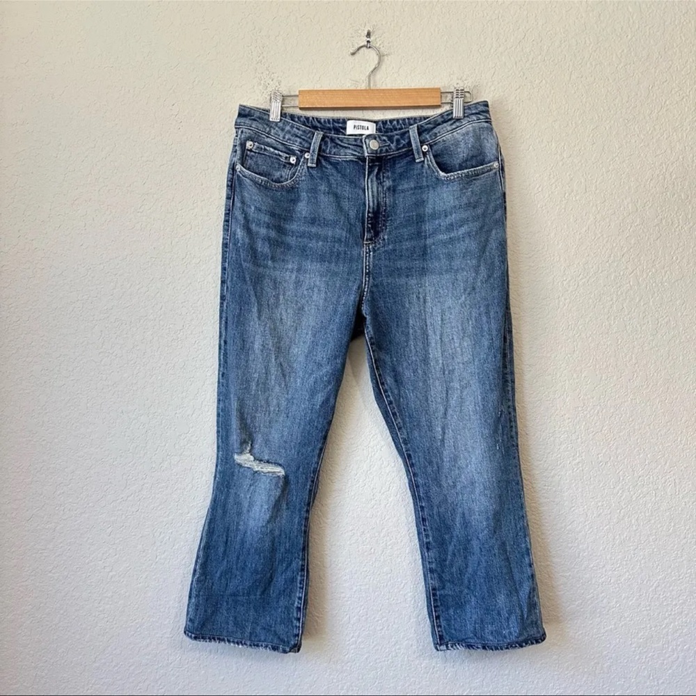 Pistola Cropped Lennon Boot Jeans